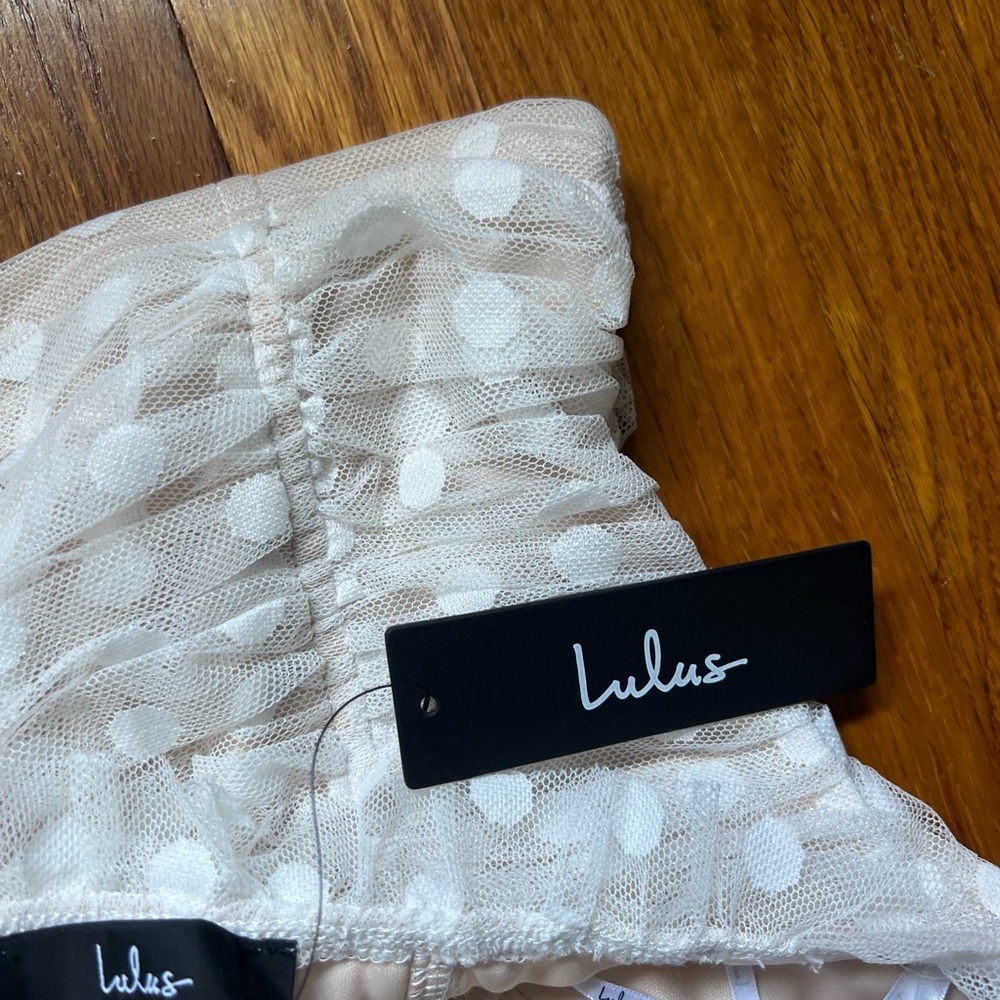 NWT Ivory Bustier Top - Picture 5 of 5